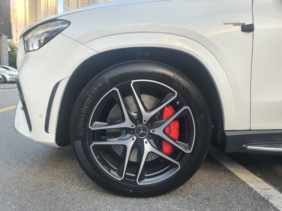 [남양주캘리퍼도색][벤츠캘리퍼도색]벤츠 GLE클래스(W167) G53 AMG 캘리퍼도색 레드도장