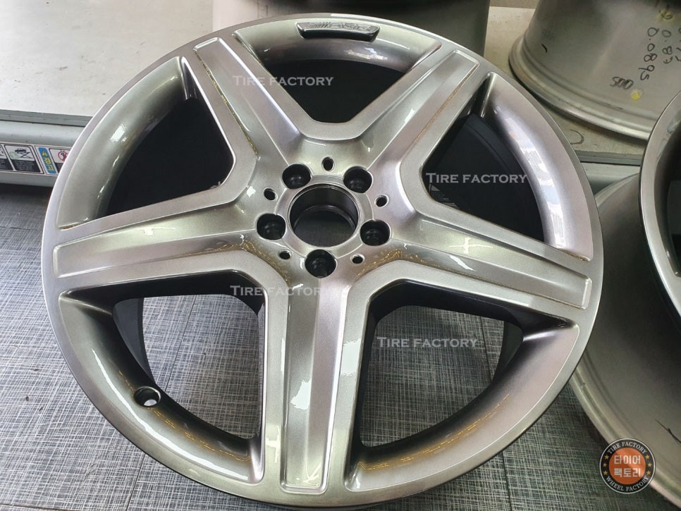 [남양주휠도색][벤츠휠도색]벤츠 GLE클래스 W167 GLE350d 20인치 고스트크롬 휠복원&휠도색
