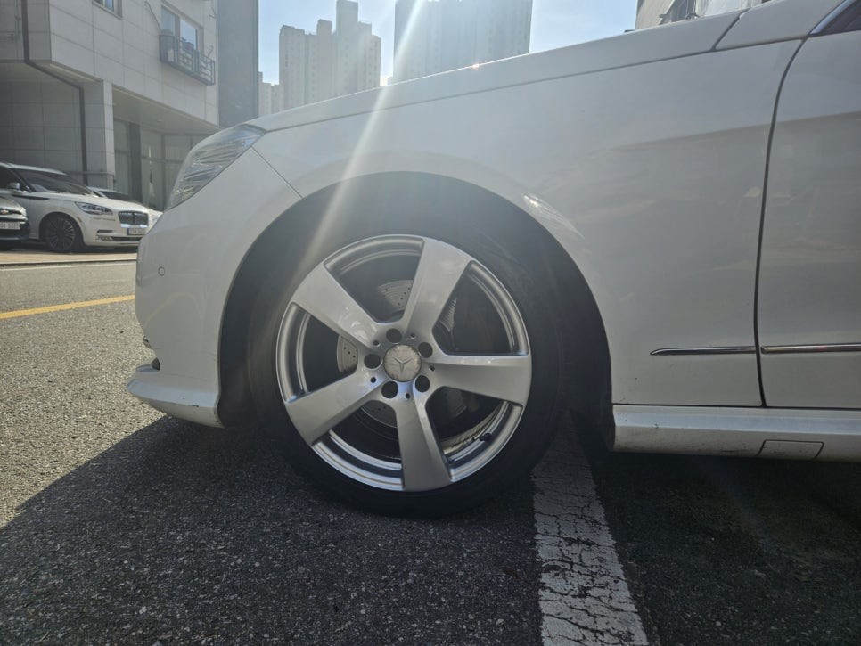 [남양주휠복원]벤츠 E클래스(W212) E300 18인치 순정휠 메탈릭실버 휠복원&휠도색