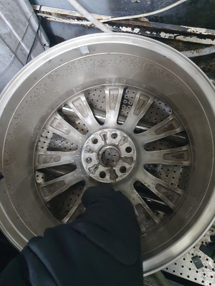 [남양주휠도색] 캐딜락XT5 고스트크롬도장+캘리퍼도색 작업 / 남양주시 별내동