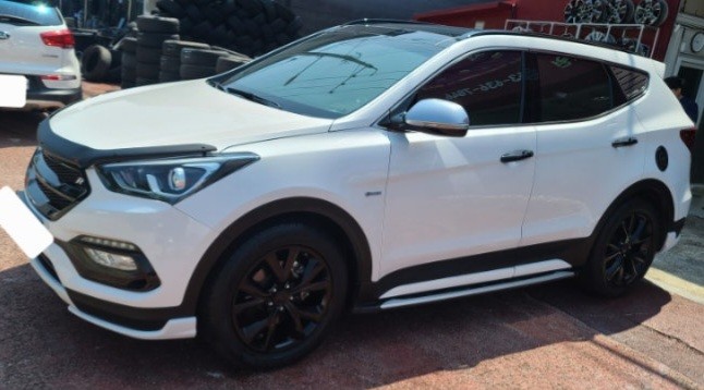 싼타페dm 더프라임 원밀리언 유광블랙 19인치 순정휠 도색 / 경기 하남