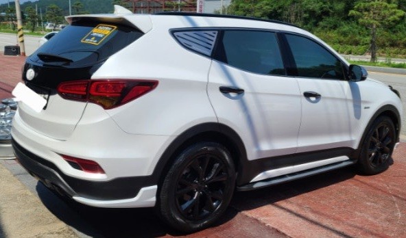 싼타페dm 더프라임 원밀리언 유광블랙 19인치 순정휠 도색 / 경기 하남