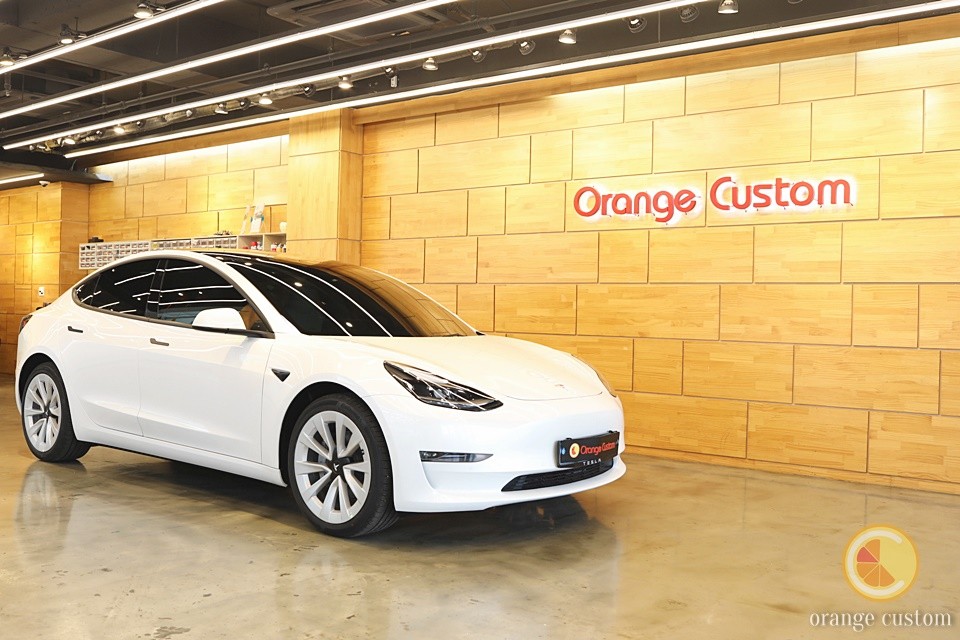 테슬라 모델 3, 세인트 아모 써밋으로 시공한 색감 감상해 보세요.