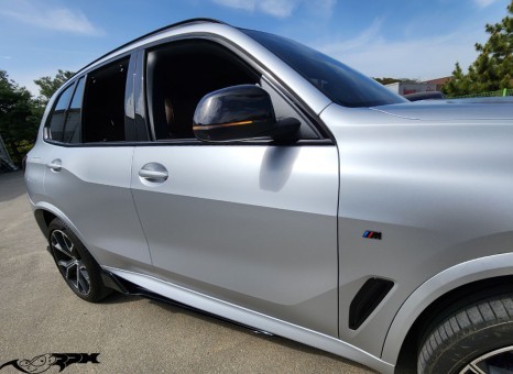 청주랩핑샵 7000rpm bmw x5 에이버리 사틴메탈릭실버 전체랩핑 시공 / 청주, 오창, 진천, 세종, 대전, 천안