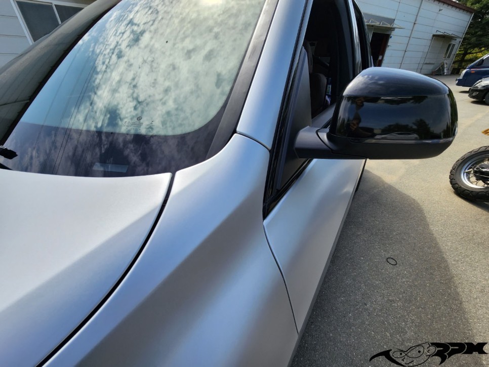 청주랩핑샵 7000rpm bmw x5 에이버리 사틴메탈릭실버 전체랩핑 시공 / 청주, 오창, 진천, 세종, 대전, 천안