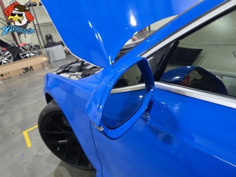 청주7000rpm 랩핑샵 아우디 rs7 3m2080 인센트 블루 전체랩핑  시공기!!! / 청주 남촌동