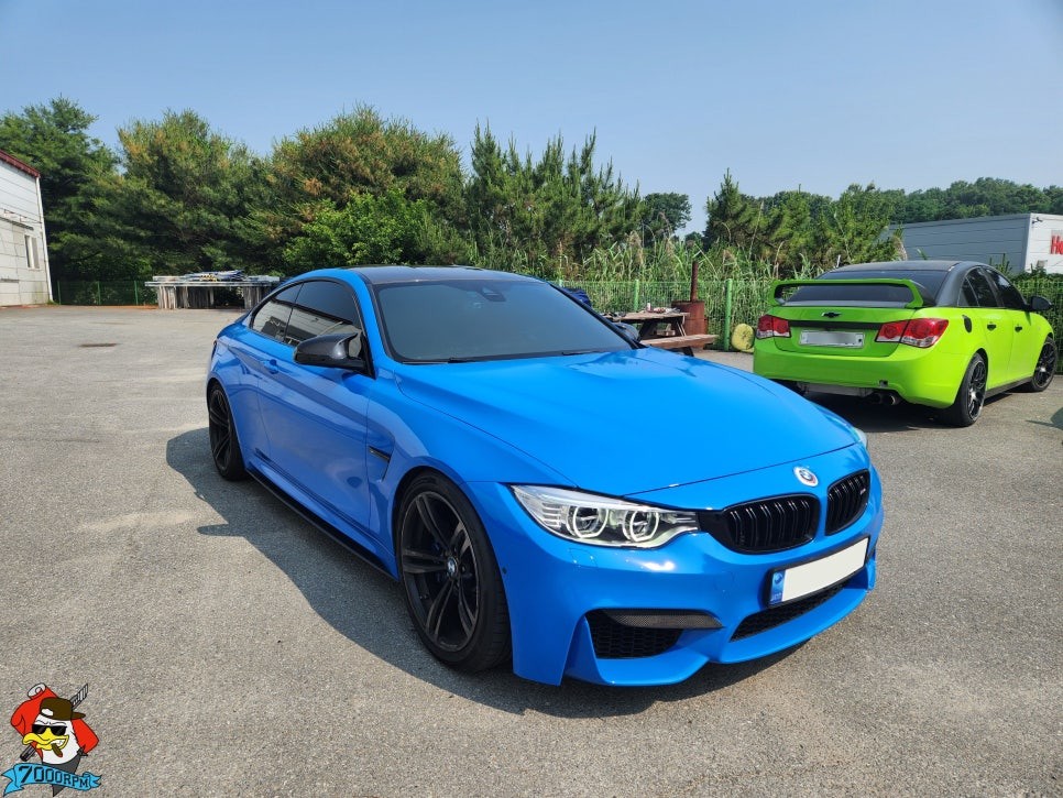 청주 랩핑샵 7000rpm BMW M4 