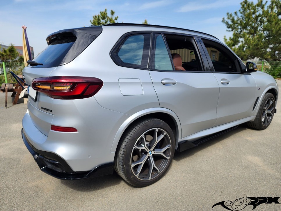 청주랩핑샵 7000rpm bmw x5 에이버리 사틴메탈릭실버 전체랩핑 시공 / 청주, 오창, 진천, 세종, 대전, 천안