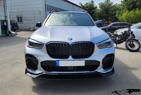 청주랩핑샵 7000rpm bmw x5 에이버리 사틴메탈릭실버 전체랩핑 시공 / 청주, 오창, 진천, 세종, 대전, 천안