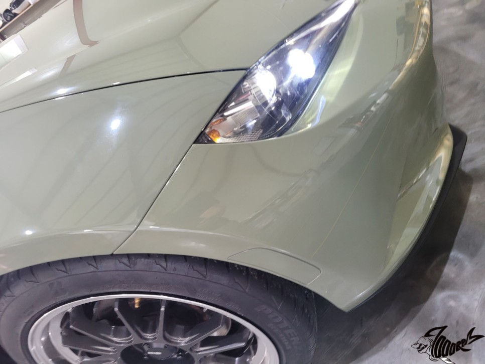 청주 마쯔다 mx-5 에이버리데니슨 고광택 유광카키그린 전체랩핑 (7000rpm) / 청주, 오창, 진천, 세종, 대전, 천안