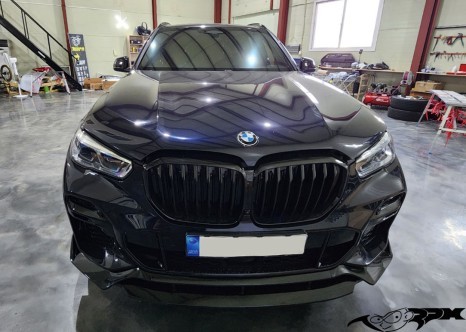 청주랩핑샵 7000rpm bmw x5 에이버리 사틴메탈릭실버 전체랩핑 시공 / 청주, 오창, 진천, 세종, 대전, 천안