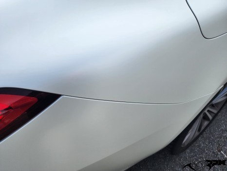 청주 랩핑샵 7000RPM CLS 400D 전체 재시공 3M2080 사틴 화이트 펄 / 청주, 오창, 진천, 세종, 대전, 천안
