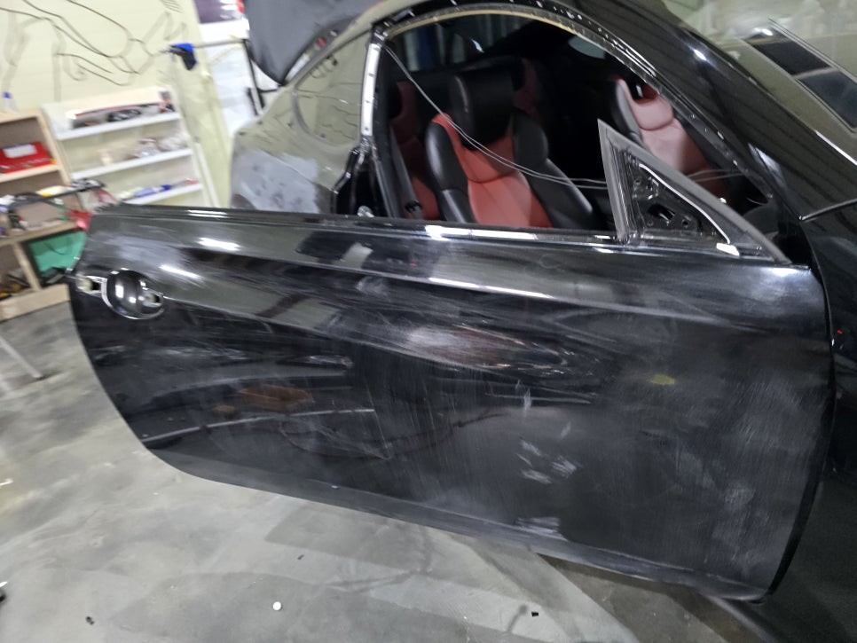 청주랩핑 7000rpm 제네시스 쿠페 맥스 피아노 블랙 전체랩핑 / 청주 남촌동