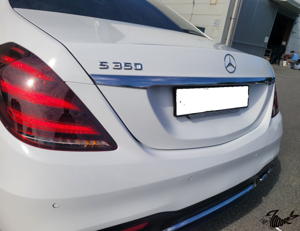 청주 카스킨 s350 3m2080 유광 화이트 전체 시공 작업기!!(7000RPM) / 청주, 오창, 진천, 세종, 대전, 천안