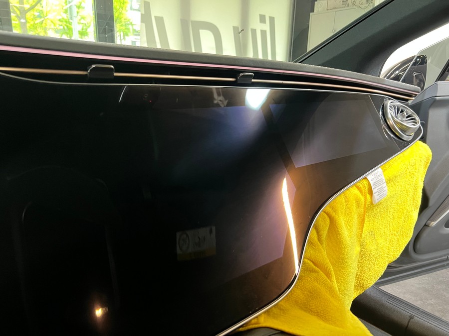 벤츠 EQS 하이퍼스크린 보호 PPF 시공.