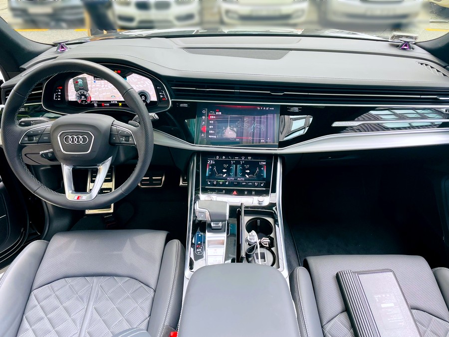 아우디 Q8 전동 트위터 세트. 화려한 퍼포먼스 업다운 트위터.