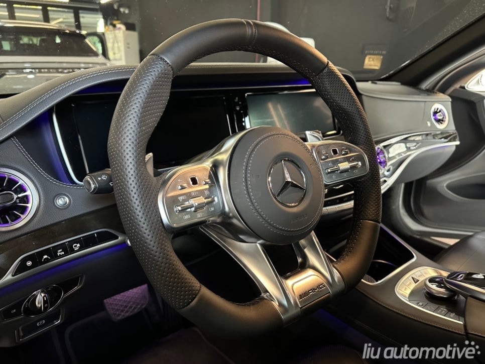 벤츠 W222 S클래스 AMG 핸들 교체.