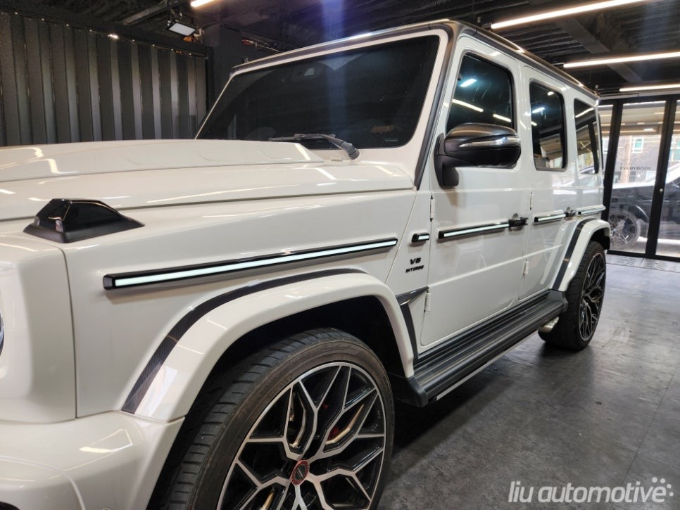 벤츠 G63 AMG 지바겐 LED 바디라인 교체.