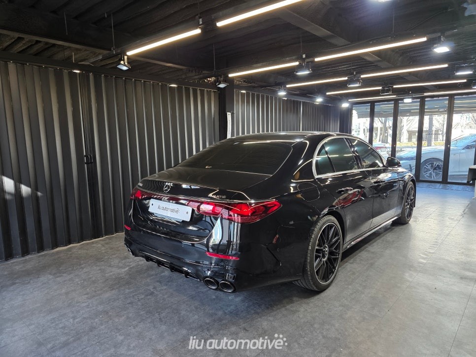벤츠 W214 E300 E클래스 디퓨저 머플러 교체 E53 타입으로 교체 해봅니다. / 서울 서초