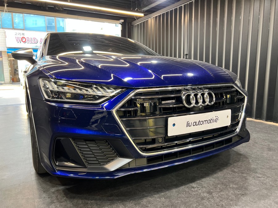 아우디 A7 RS7 그릴 교체 작업.