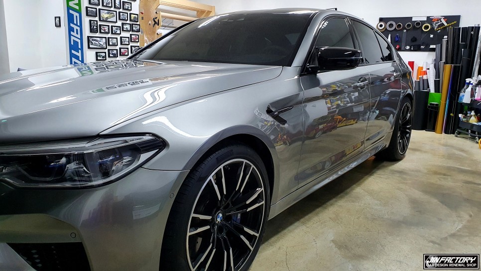 BMW F90 M5 포인트랩핑+생활보호PPF[#화성랩핑#동탄랩핑#수원랩핑#진팩토리#BMWM5#F90M5#M5PPF#M5그릴랩핑#M5포인트랩핑] / 화성 남여울