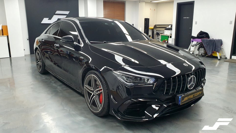 경기남부 / 벤츠 CLA45S AMG 크롬딜리트+포인트랩핑[#화성랩핑#오산랩핑#수원랩핑#동탄랩핑#진팩토리#CLA45SAMG#벤츠크롬딜리트#벤츠포인트랩핑#CLA랩핑] / 화성 동탄 / 수원.화성