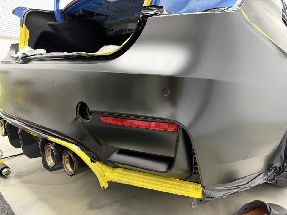 [하남랩핑/랩핑보험처리] 전체랩핑  차량 보험처리 방법 알려드립니다 / BMW M3 사틴블랙 전체랩핑 / 하남 망월동