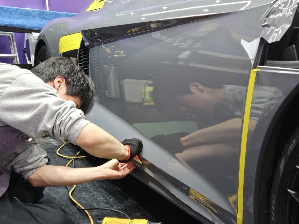 강남 송파 랩핑 아우디 R8과 만나다