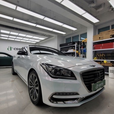 제네시스 G80 전체랩핑 제거후 재시공 / 김포시 마산동
