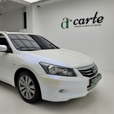 혼다 어코드 랩핑제거후 재시공 부분 덴트작업까지 한번에! / 김포시 마산동