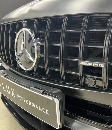 청라 랩핑샵 벤츠 E63 AMG 사틴블랙 전체랩핑- 럭스퍼포먼스 / 인천 서구