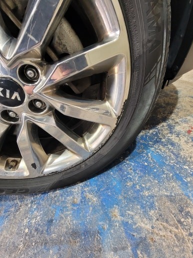 [현대 싼타페] 휠수리복원도색비용 7만원 명품휠스토리대전점 / 대전 대덕