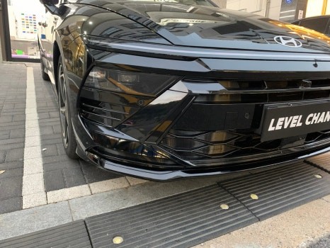 현대 쏘나타 디엣지 크롬 죽이기 시공기 구리랩핑 / 서울 중랑구