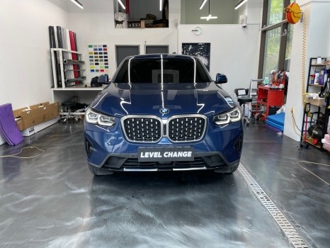 BMW X4 전체 크롬 죽이기 시공기 광진구랩핑