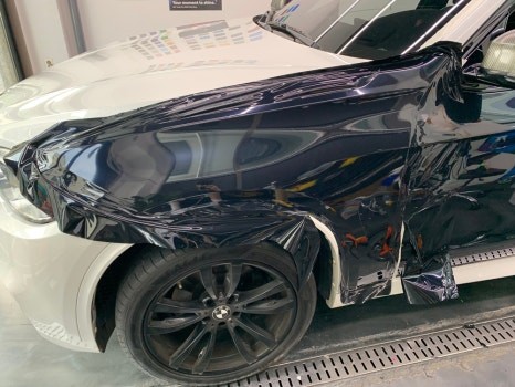 BMW F15 X5 비닐 프로그 글리터 블랙 블루 전체랩핑 구리랩핑