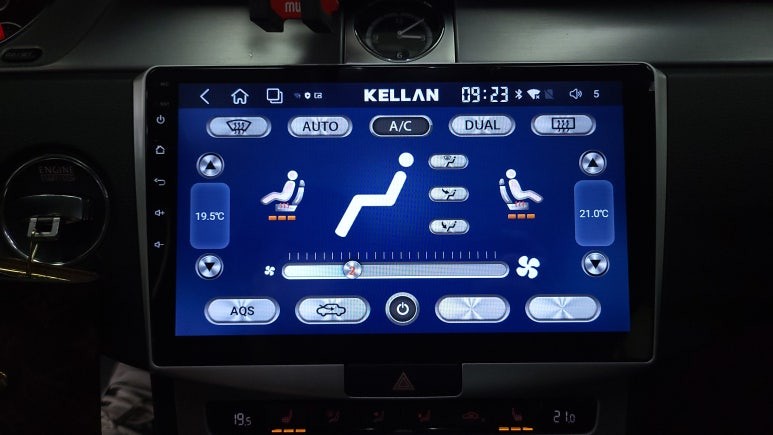 폭스바겐 뉴CC 켈란 안드로이드올인원 교체 설치 안드로이드오토 카플레이 후방카메라 연동 , 시공 by 용인 블루존