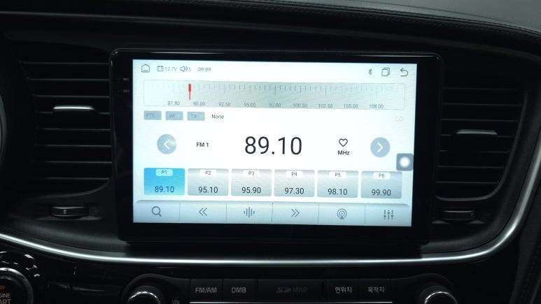K5 2015 켈란 안드로이드올인원 순정네비게이션 탈거후 장착