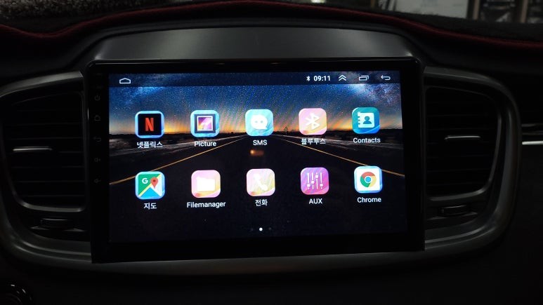 올뉴/더뉴쏘렌토 순정내비 탈거후 켈란 안드로이드 올인원 및 HUD 설치 안드로이드오토 애플 카플레이 , 시공 by 용인 블루존