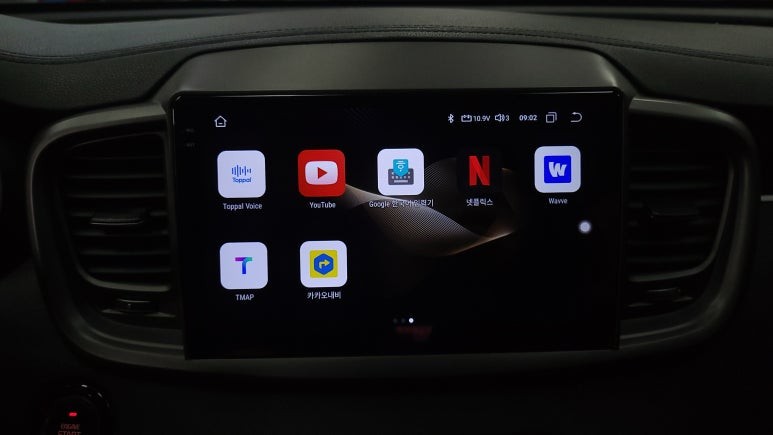 켈란 안드로이드올인원 올뉴쏘렌토 차량에 설치하였습니다. 안드로이드오토 카플레이 기존 트립일체형 내비매립 탈거 , 시공 by 용인 블루존