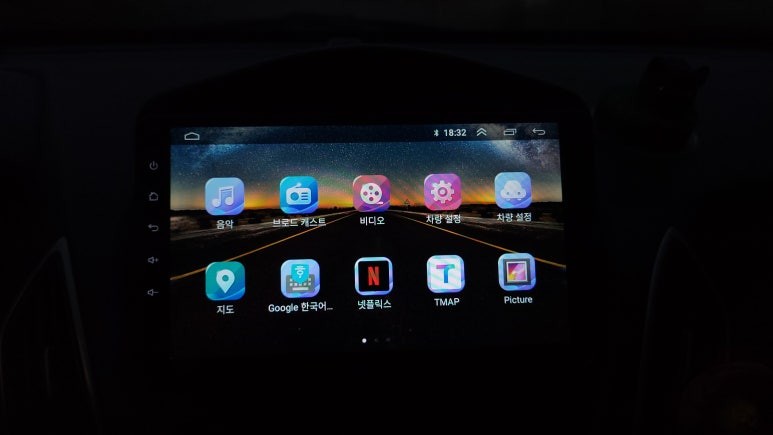 투싼IX 켈란 안드로이드 올인원 9인치 설치 애니가드 AP80R 열차단썬팅 풀시공(전체유리) 전방카메라 장착 , 시공 by 용인 블루존