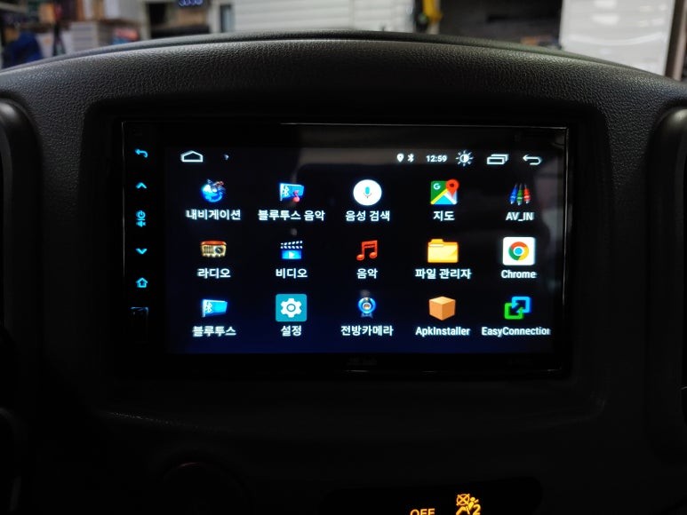 닛산 큐브 런즈 fs1 고장으로 jb lab a700 안드로이드 올인원 카오디오 교체 설치 , 시공 by 용인 블루존