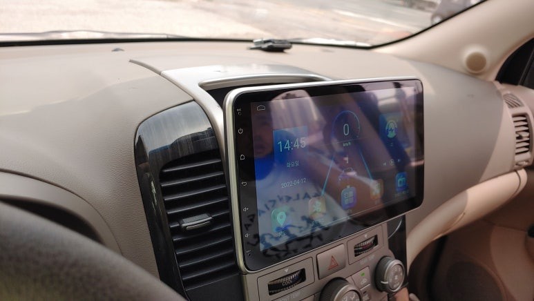 그랜드카니발 켈란 안드로이드 올인원 공용 10.1인치 !!! ~ 순정오디오 아이나비 네비 탈거후 설치, 시공 by 용인 블루존