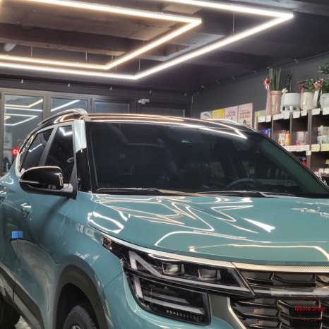 셀토스 레인보우 V90 썬팅 & 지넷시스템 Z7 블랙박스 설치했어요! 