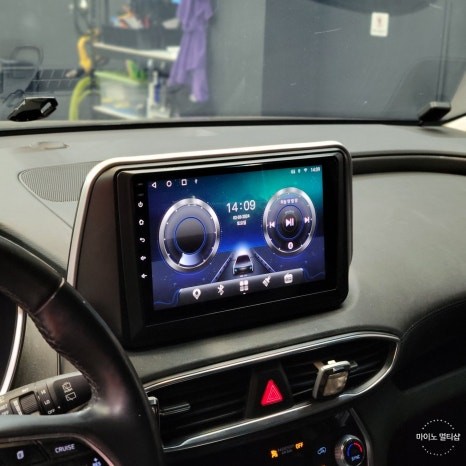 안드로이드 올인원은 네비게이션 업데이트가 필요 없습니다. (fact. 싼타페 TM 9인치 설치) / 경기 화성