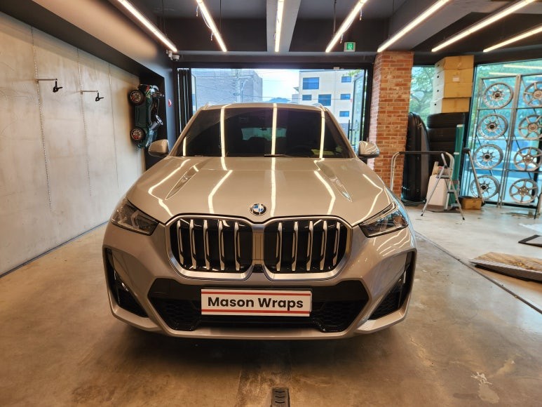 BMW X1 3세대 U11 그릴 크롬죽이기 - [과천랩핑 / 마손랩]