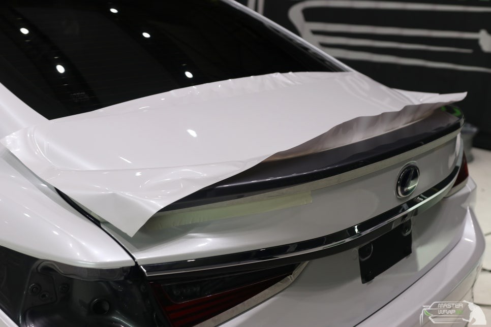 렉서스 ES300h 전체 화이트 랩핑, 수원랩핑으로 완벽 변신 / 수원 인계동