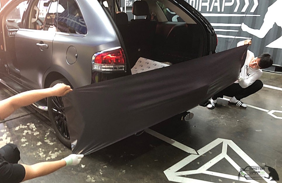 수원랩핑 링컨 MKX 3M으로 전체랩핑, 휠도색, 실내랩핑 풀시공 후기! / 수원 인계동