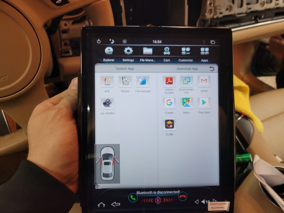 포르쉐 파나메라 전용 안드로이드 올인원 시공은 오토갤러리