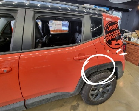 JEEP 지프 레니게이드 LED 서치라이트 오프로드 감성 튜닝 시공전문점 오토갤러리.