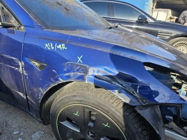 [TESLA] 테슬라 모델3 롱레인지 자차 미가입 사고수리! 부품주문부터 수리까지 올인원 리페어 서비스 / 충청 금산